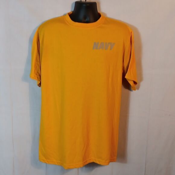 US Navy Undershirt Navy Physical Fitness Uniform Tee - Picture 6 of 6